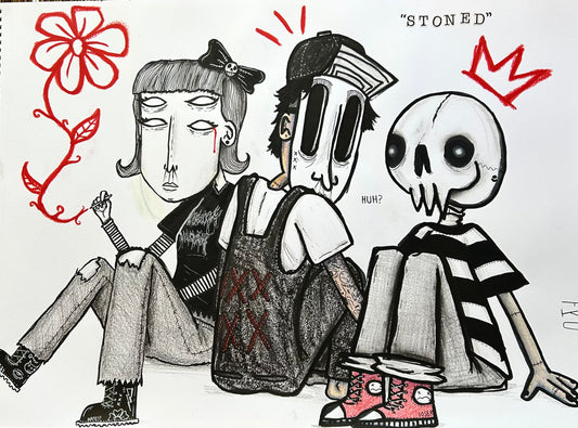 "Stoned" Print